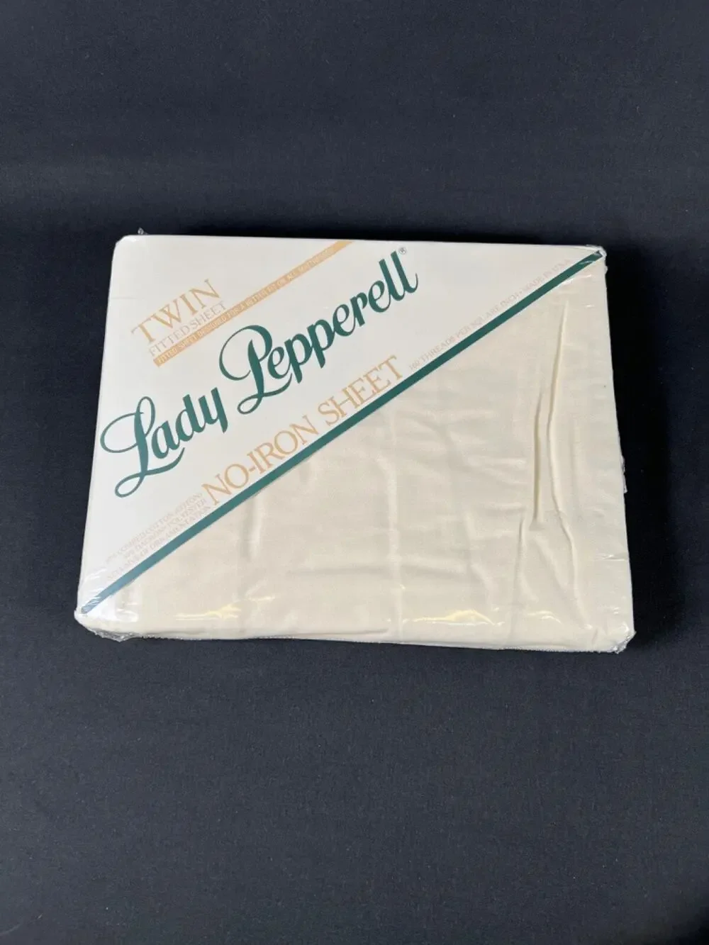 Vintage Brand New Lady Pepperell Twin Size Top Flat Sheet 66x96